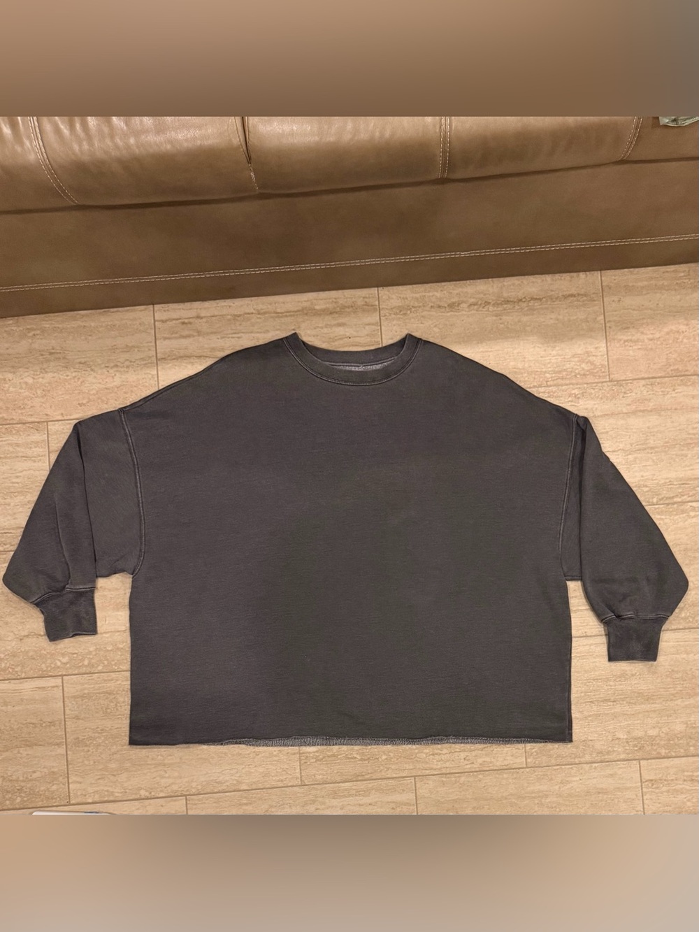 Abercrombie & Fitch Soft Collection Garment Dyed Oversized Sweatshirt Size XXL